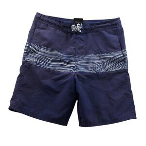 Body Glove Boys Swim Shorts Medium (10-12) Pull On Elastic Waist Swimwear Purple